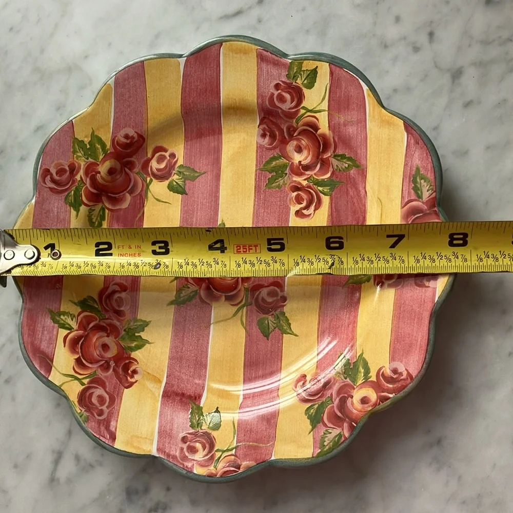 Mackenzie-Childs Sunnyside Up Retired Salad Plate - Picture 3 of 3